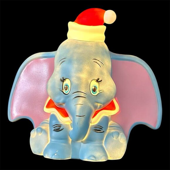 DUMBO BLOW MOLD 1.5ft LED Light Up Disney Christmas Decoration 2025 - Picture 3 of 4